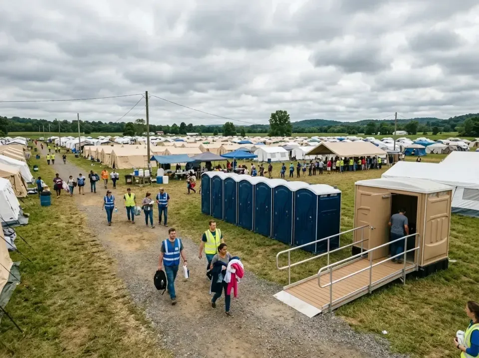 disaster-relief-camp-restrooms-010 — frequently asked questions, Dumpster & Portable Bathrooms Rental in Austin, AR